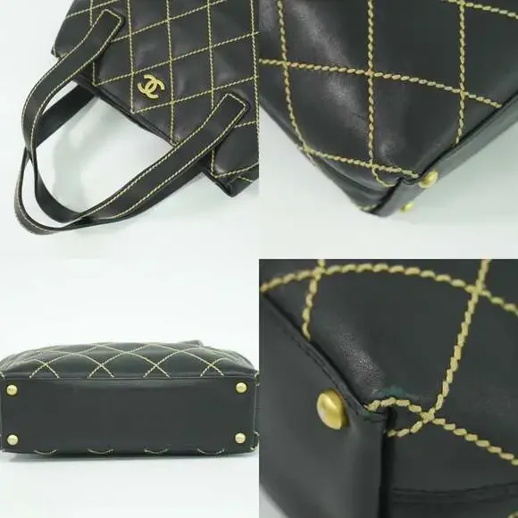 Chanel Quilted Leather Surpique Tote Black - Picture 4 of 7